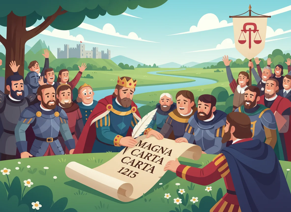 The Magna Carta 1215 (illustration 1)