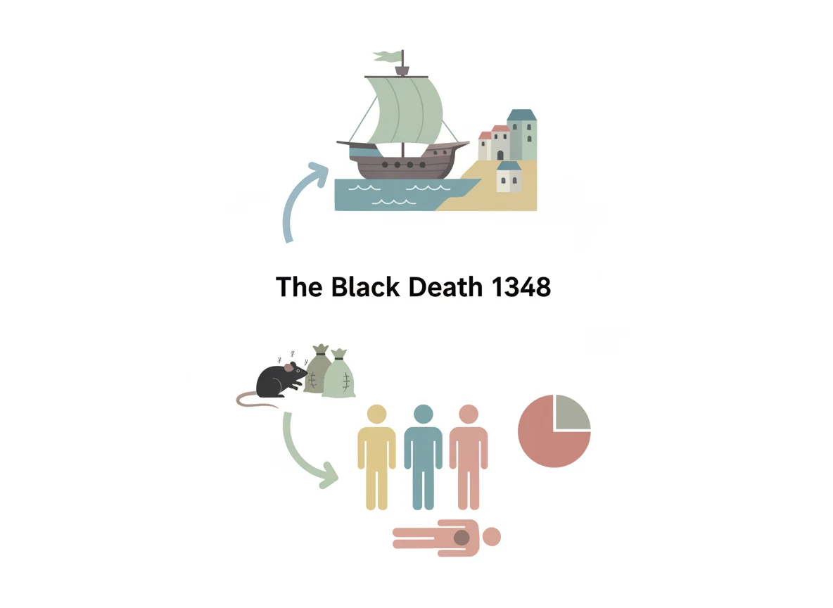 The Black Death 1348 (illustration 1)