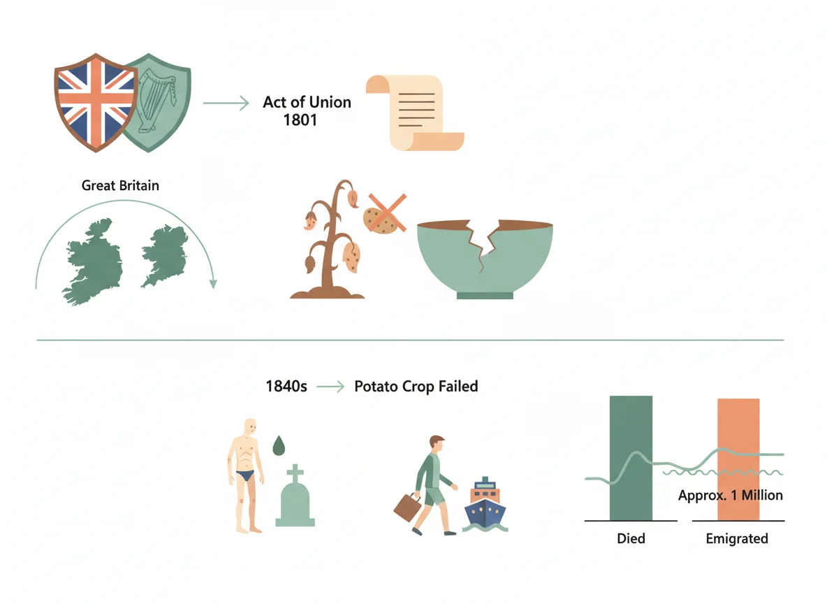 The Irish famine and Home Rule (illustration 1)