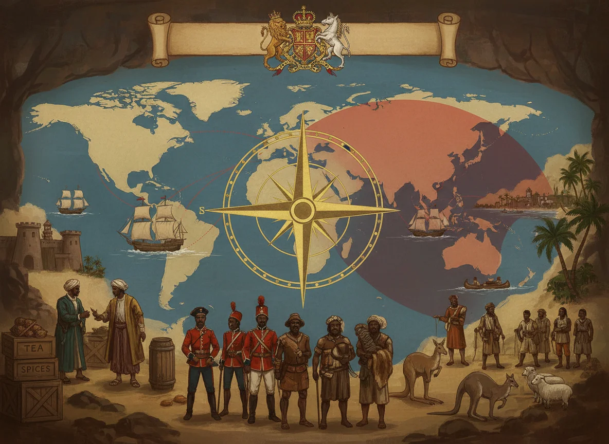 The growth of the British Empire (illustration 1)