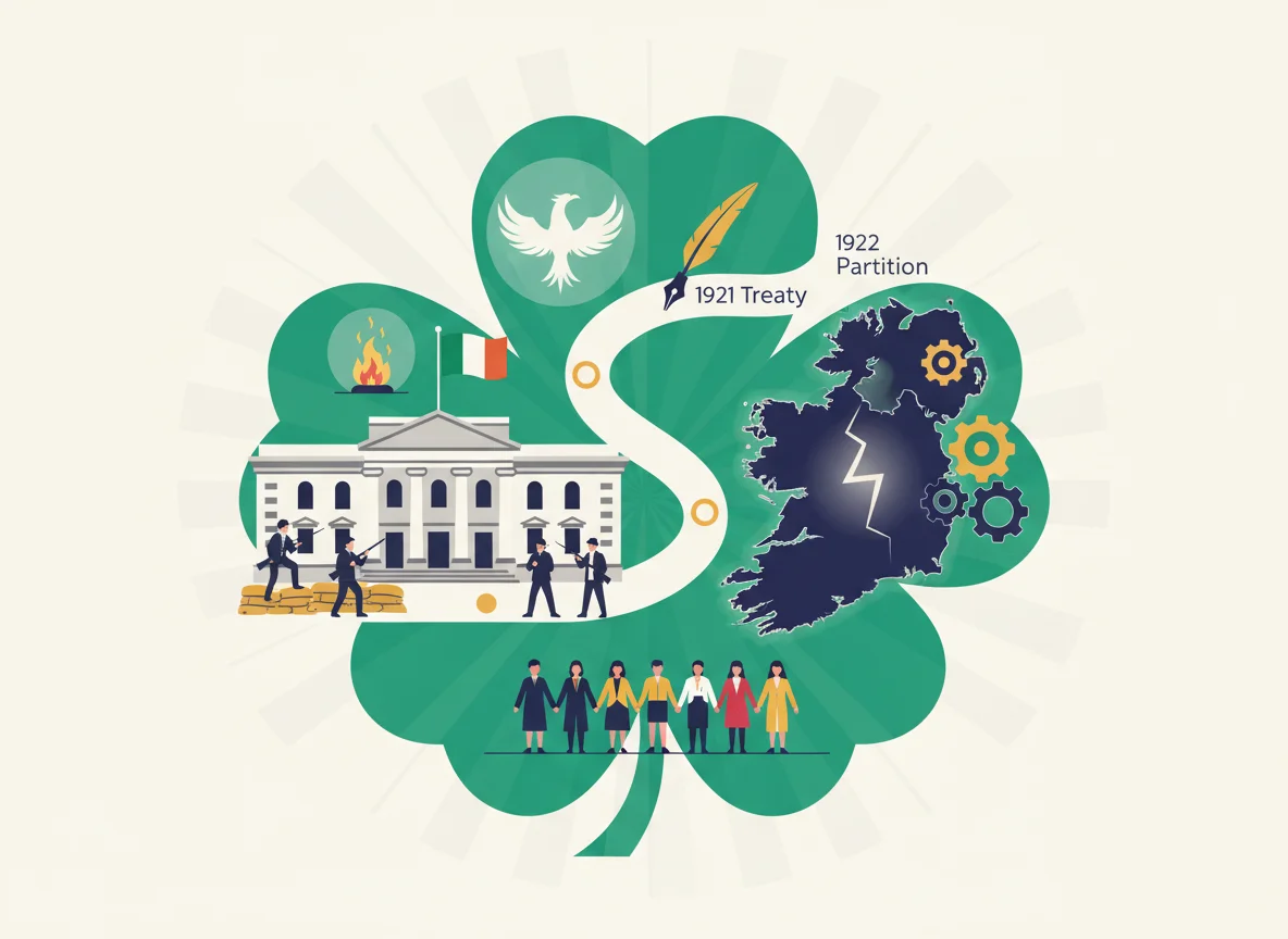 The partition of Ireland (illustration 1)