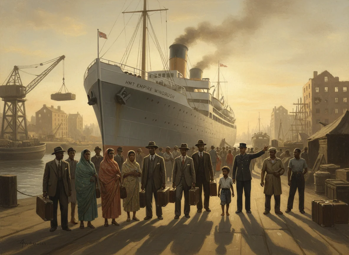 Post-war migration and the Commonwealth (illustration 1)