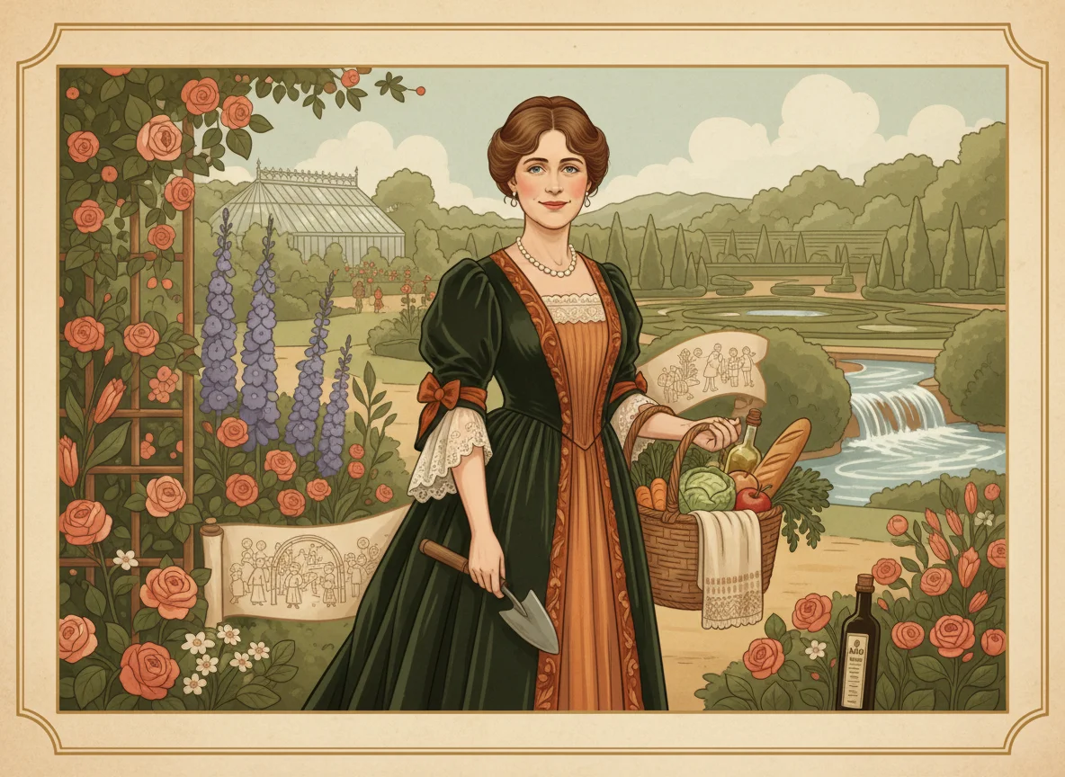 Gardening, shopping and cooking (illustration 1)